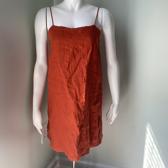 ANTHROPOLOGIE Uma & Leopold Strappy Back Mini Dress NEW - Picture 3 of 7